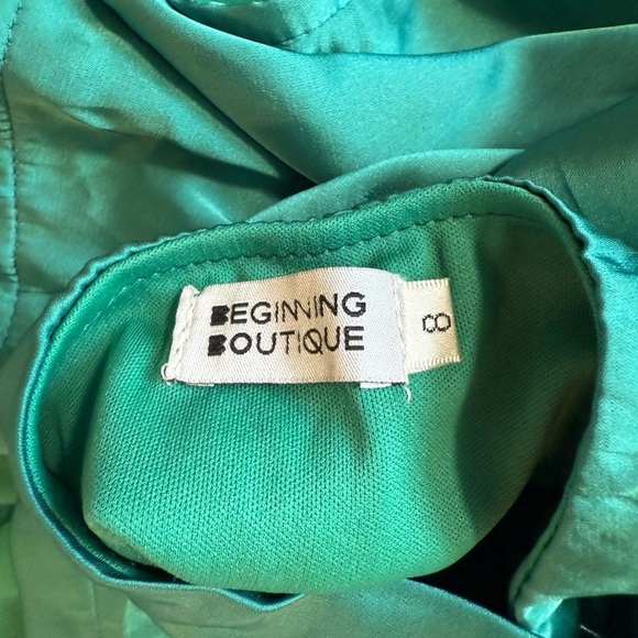 Beginning Boutique Teal Mini Dress - Picture 7 of 8